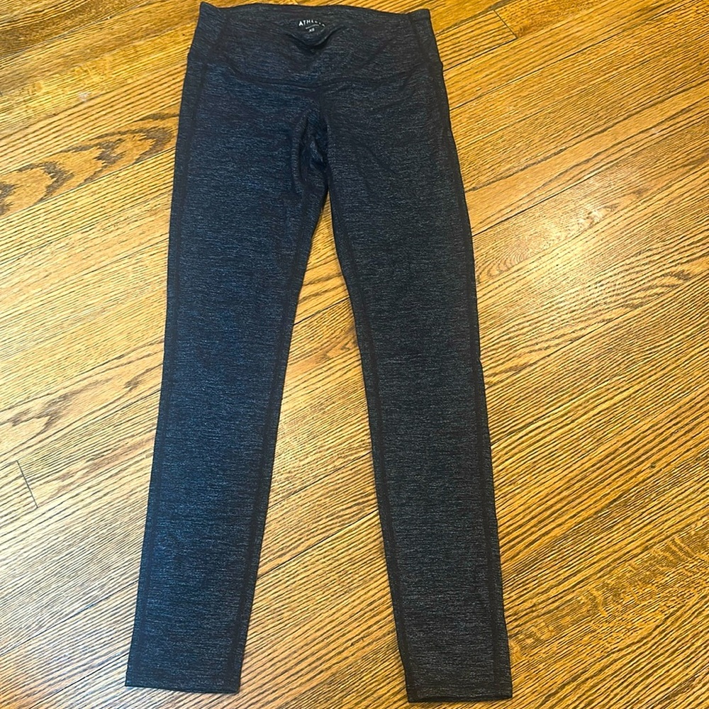 Athleta black marl xs leggings